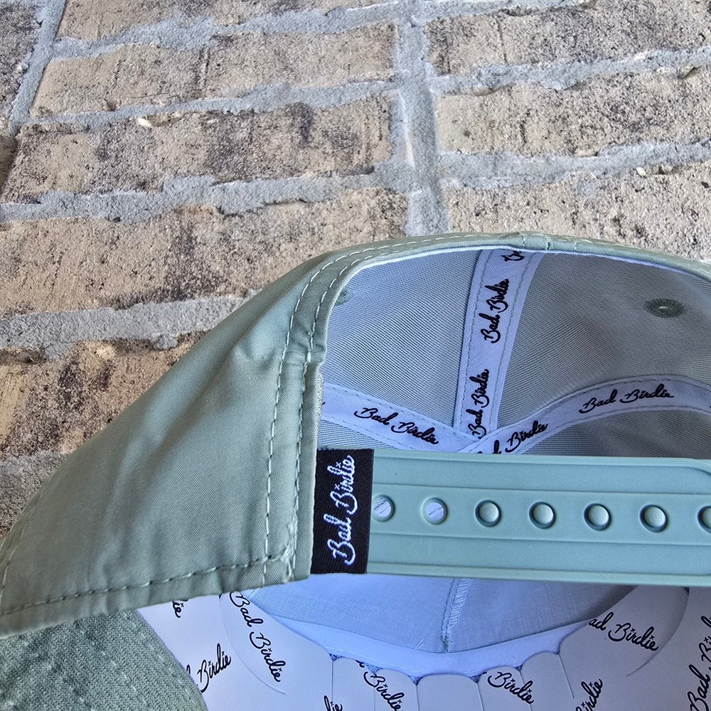 Bad Birdie Bad Rope Hat Washed Sage Green Snapback Golf Cap BBH002-702 NEW - Picture 6 of 8